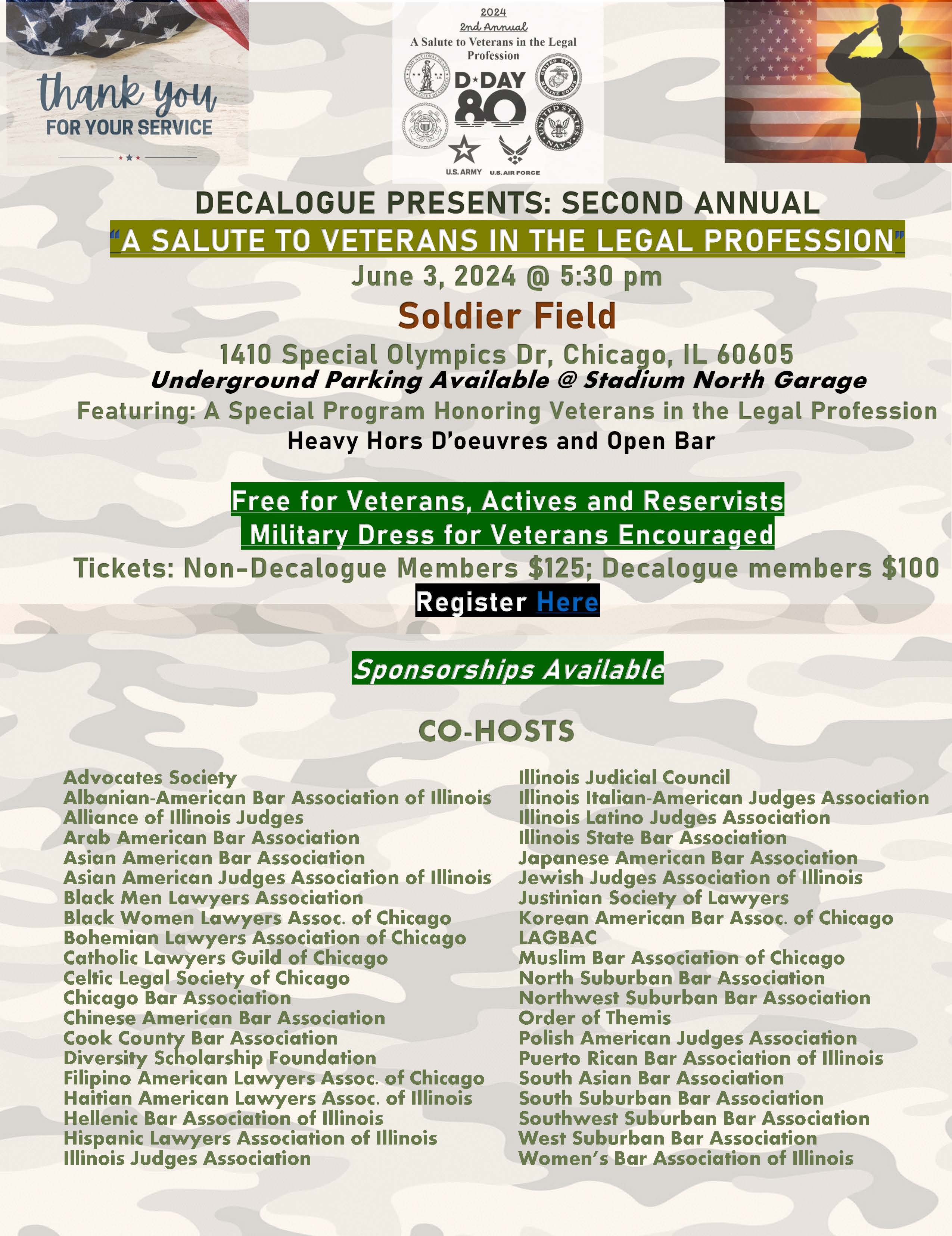 2024 Salute to Veterans in the Legal Profession